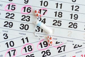 calendario ciclo menstrual
