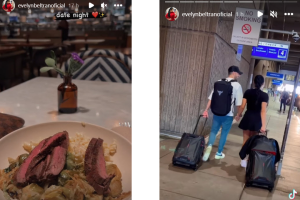 Toni Costa y Evelyn Beltrán