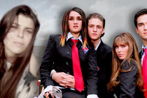 Elenco de RBD y Victoria Venditti 