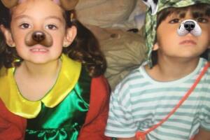 Victoria Ruffo y sus mellizos