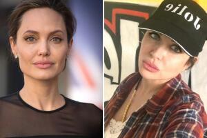 Angelina Jolie (izquierda) y Francesca Vegas (derecha)