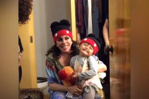 Verónica Castro y su nieta Rafaela