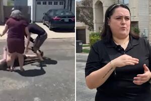 furia al volante San Antonio agresión motociclista mujer noqueada secuelas ataque Kenton Trace
