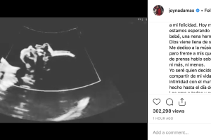 Joy Huerta espera una bebé, mensaje en Instagram abril 16, 2019