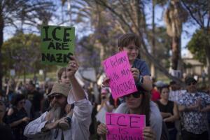 Protestors Hold March In L.A. Against Separation Of Children Of Immigrants