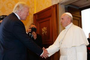 Trump y el papa

