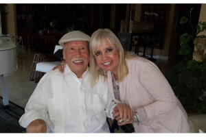 Carla Estrada y su padre