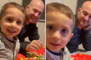 Niño intenta no enojarse cuando pierde, pero sus gestos lo delatan: “Seguro es Aries”