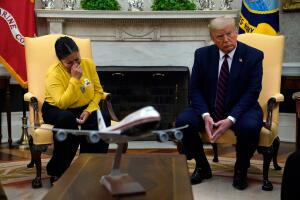 Reunión de Trump y la familia Guillén