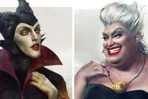 maléfica-úrsula-ilustraciones-vida-real-