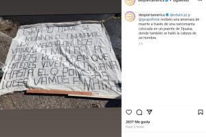 Grupo Firme recibe amenaza por medio de una supuesta narcomanta.