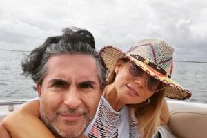 Raúl Araiza y su esposa