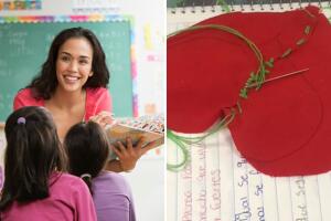 Maestra enseña como sanar un corazón roto a sus alumnos 