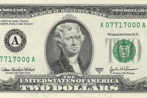 Billete de $2