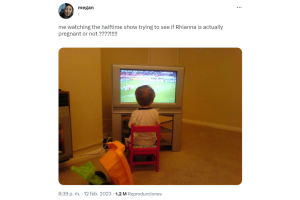 Memes por el Show del Medio Tiempo de Rihanna en el Super Bowl 2023