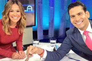 Ismael Cala y Karla Martínez