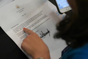 Carta de Donald Trump