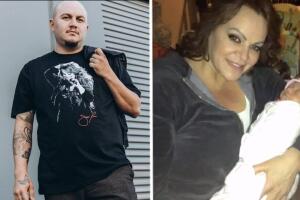 Mike Rivera, su hija y Jenni Rivera