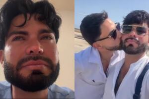 Lenin Peña, Mister Universo Venezuela. reaparece en llanto tras muerte de su novio entre escombros