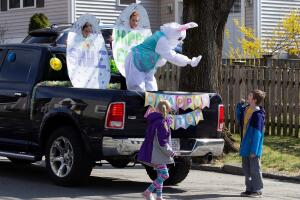 Coronavirus Covid-19 Easter Bunny Drive By