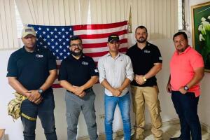 Capador and Col Mike, Colombians in Haiti