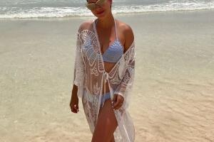 Ana Patricia se broncea en Tulum 