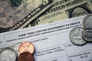 Form 1099G with cash and coins