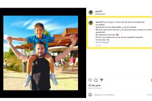 Josué Alvarado se reunió con su hijo tras más de un año lejos de él.