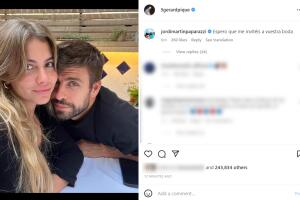 Piqué y Clara Chía