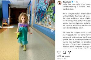 Doug Kyed, famoso periodista deportivo, dio a conocer así la muerte de su hija de 2 años. 