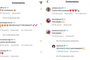 Andrea Legarreta, Jomari Goyso, Tekashi y más famosos se unieron a las muchas felicitaciones para Eduin Caz y Daisy Anahy ante la llegada de su tercer bebé. 