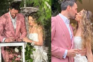 Sofía Castro y Pablo Bernot se casaron al civil este fin de semana en la Ciudad de México.