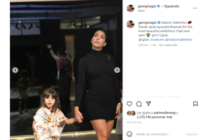 Eva, hija mayor de Georgina Rodríguez, usó un accesorio de Louis Vuitton