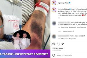 Estas son las fotos de Sylvia Pasquel internada en un hospital tras sufrir un accidente que le impidió asistir a la boda de su nieta Michelle Salas.