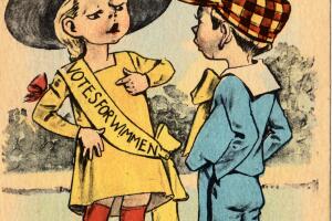 Leader Girl Suffragist