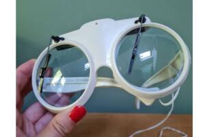 Lentes con limpiaparabrisas