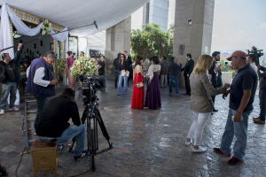 Detrás de cámaras boda Maia y Federico