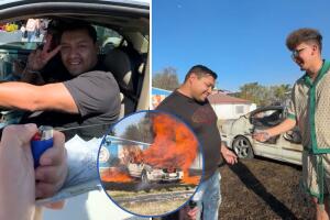 HotSpanish ofreció 25 mil pesos a un hombre por quemar su auto, resultó que era de su madre