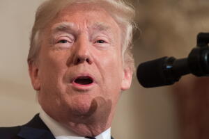 El presidente Donald Trump, este 2 de mayo de 2018 en Washington DC.