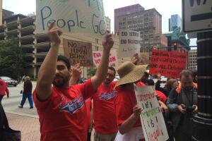 Proinmigrantes en Chicago