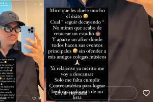 Eduin Caz respondió así a quienes cuestionan su éxito.
