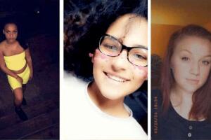 Maniya Connelly, Chloe Dudley y MiTia Pruitt, de Ohio, murieron en un accidente en agosto pasado en el condado de Cobb.