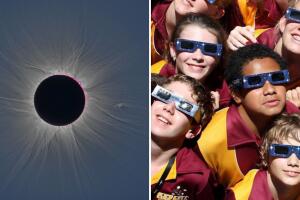 estado de desastre eclipse solar total visitantes Condado Travis Austin Texas