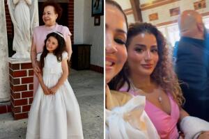 Amalia Victoria y su abuela; Carolina y su hija mayor Bárbara Camila