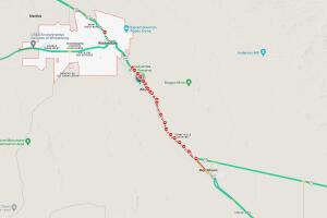 La US 60 está cerrada en ambas direcciones al sur de Wickenburg