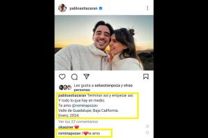 Así se declaran su amor Romina Poza, hija de Mayrín Villanueva, y su nuevo novio