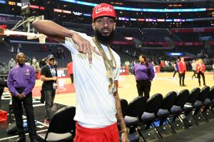Celebrities At The Los Angeles Clippers Game
