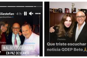 Lili Estefan lamentó la muerte de Alberto Ciurana