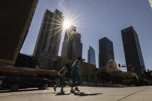 Sur de California enfrentará temperaturas hasta 20 grados por encima del promedio 