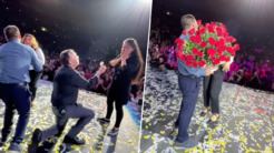 Piden matrimonio en concierto de Banda MS, pero no termina bien